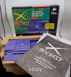 Super Nintendo SNES XBAND Modem à composition Catapult Games Rare Complet Propre