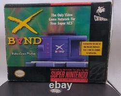 Super Nintendo SNES XBAND Modem à composition Catapult Games Rare Complet Propre