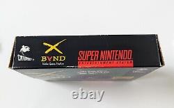 Super Nintendo SNES XBAND Modem à connexion téléphonique, jeux Catapult complets avec reçu