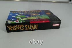 Super Nintendo SNES Yoshi's Safari Complet CIB Testé Fonctionnel Jeux Vidéo Comme Neuf