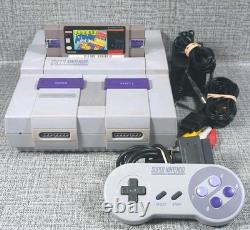 Super Nintendo SNS-001 Tetris Attack Bundle SNES avec manette et câbles