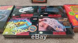 Super Nintendo Snes Accessoires Lot Jeu Super Gameboy Asciipad Genie