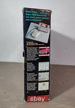 Super Nintendo Snes Box Seulement Control Set Entertainment System Original Vintage