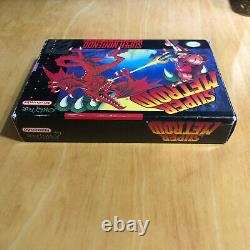 Super Nintendo / Snes Boxed Ntsc Super Metroid Complet Vgc