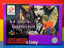 Super Nintendo Snes Castlevania Vampire’s Kiss + Anleitung + Ovp Cib Rare