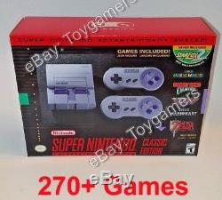 Super Nintendo Snes Classic Mini Edition 100% Authentique 270+ Jeux Nouveau