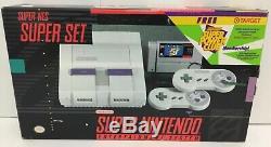 Super Nintendo Snes Console Box System Boxed Target Nintendo Power Complète Cib