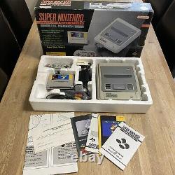 Super Nintendo Snes Console Boxed Free Uk Affranchissement