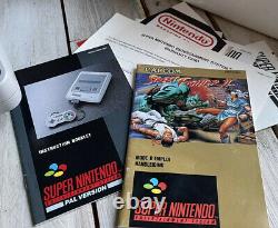 Super Nintendo Snes Console Boxed Street Fighter II Edition Vintage Retro