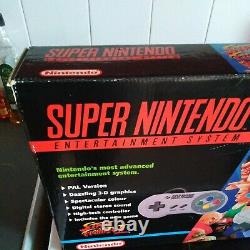 Super Nintendo Snes Console Boxed Street Fighter II Testé Working Pal