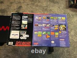 Super Nintendo Snes Console System Empty Box Only Vintage Video Games Polystyrène