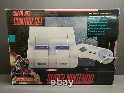 Super Nintendo Snes Console Système Boxed Killer Instinct Complete Petite Boîte