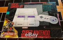 Super Nintendo Snes Console Système Boxed Tueur Instinct Complet Petite Boîte