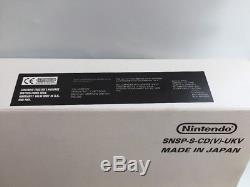 Super Nintendo Snes Console / Testé De Travail / Propre / Manchon Blanc