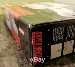 Super Nintendo Snes Console Zelda Contrôle Game Set Cib Complete In Box