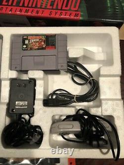 Super Nintendo Snes Donkey Kong Set- In Box (console/box Numbers Match)
