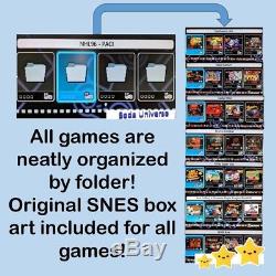 Super Nintendo Snes Édition Classique Console Mini Système De Divertissement 380+ Jeux