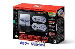 Super Nintendo Snes Édition Classique Console Système De Divertissement Mini 400+ Jeux