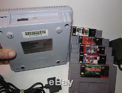 Super Nintendo Snes Ensemble De Jeu Mini Console 6 Jr System System W