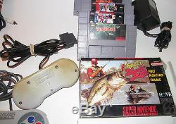 Super Nintendo Snes Ensemble De Jeu Mini Console 6 Jr System System W