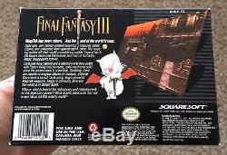 Super Nintendo Snes Final Fantasy III 3 Complet Dans La Boîte Cib Testée Enregistre