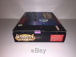 Super Nintendo Snes Harvest Moon (pal) Natsume 1997 En Boîte / Complet Très Rare