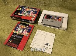 Super Nintendo Snes Jeu Super Bomberman 3 Boxed Avec Manuel