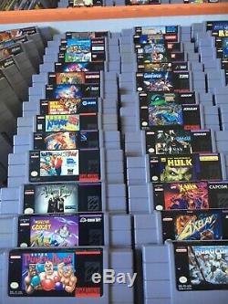 Super Nintendo Snes Jeux Collection De 194 Jeux. Excellents Titres