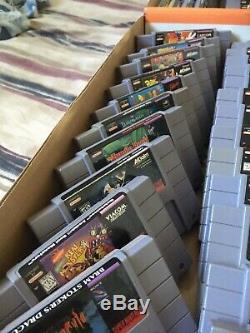 Super Nintendo Snes Jeux Collection De 194 Jeux. Excellents Titres