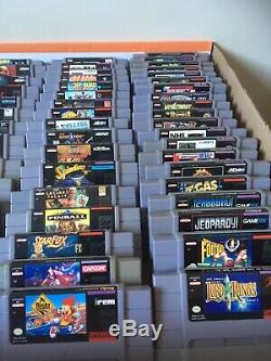 Super Nintendo Snes Jeux Collection De 194 Jeux. Excellents Titres