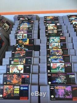 Super Nintendo Snes Jeux Collection De 194 Jeux. Excellents Titres