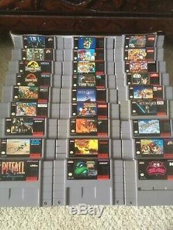 Super Nintendo Snes Jeux Lot Collection De 209 Jeux. Titres Excellents