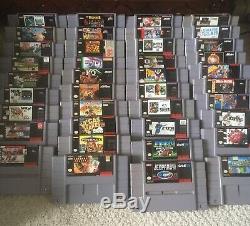 Super Nintendo Snes Jeux Lot Collection De 209 Jeux. Titres Excellents