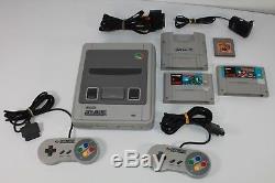 Super Nintendo Snes Konsole Avec Spiele & Super Game Boy