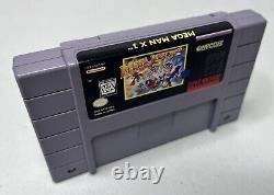 Super Nintendo Snes Mega Man X3 Cartouche De Jeu Authentique / Nettoyé / Testé #2