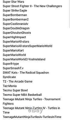 Super Nintendo Snes Mini Classique Avec Plus De 200 Jeux Supplémentaires Uk Seller Fast Dispatch