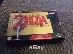 Super Nintendo Snes Original- Zelda Un Lien Vers Le Passé Pal Ovp Boxed Secret Conseils
