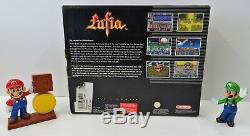 Super Nintendo Snes Spiel Lufia Spieleberater Sonderheft + Ovp Big Box Cib