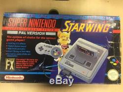 Super Nintendo Snes Starwing Boxed Console