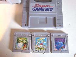 Super Nintendo Snes, Super Game Boy Et 39 Jeux Lot. Beaucoup De Rares