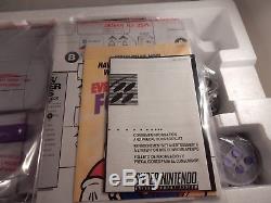 Super Nintendo Snes Système Bundle De Pays De Donkey Kong (neuf En Boite!) # S640