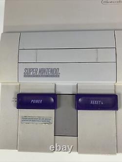 Super Nintendo Snes Système Console Bundle-ahh Real Monsters Jeu, Contrôleur Oem
