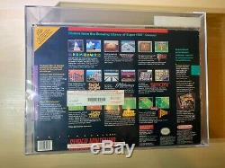 Super Nintendo Snes Système Console De Jeu Gris Nouveau Vga 75