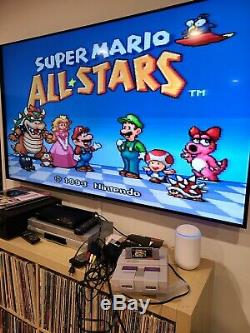 Super Nintendo Snes Système Console De Jeu Mario All Stars Version Open Box Testée