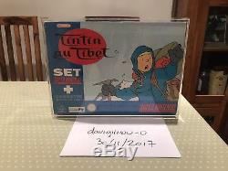 Super Nintendo / Snes Ultra Rare Console Tintin En Collectionneurs Condition