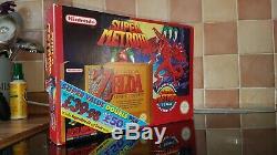 Super Nintendo Snes Zelda Metroid Double Pak Rare En État De Collection
