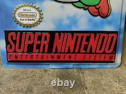 Super Nintendo Store Sign Super Mario Yoshi Snes Double Face