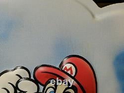 Super Nintendo Store Sign Super Mario Yoshi Snes Double Face