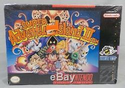 Super Nintendo Super Adventure Island II 2 Sealed Jeu Vidéo 1991 Snes