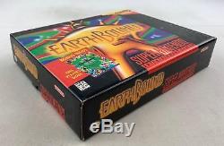 Super Nintendo (snes) Earthbound Boxed Complet Avec Inserts